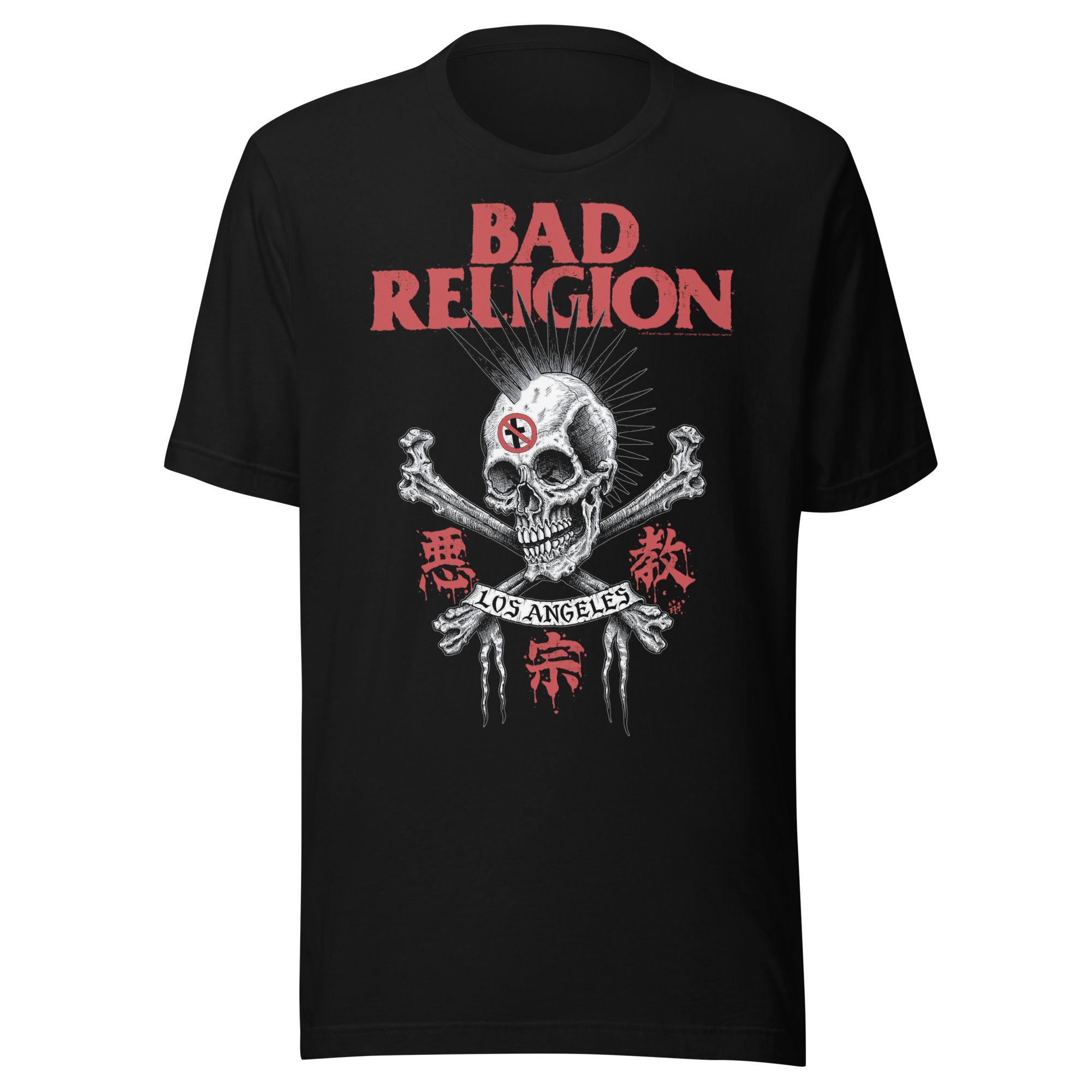 Stakes Bad Religion Los Angeles Finest T-Shirt Black