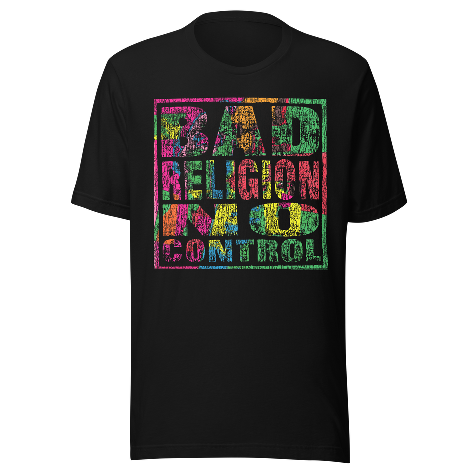 Stakes Bad Religion No Control T-Shirt Black