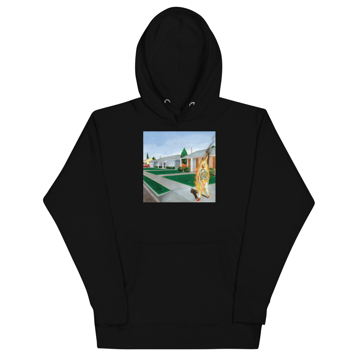 Stakes Bad Religion Suffer Album Cover Hoodie Black