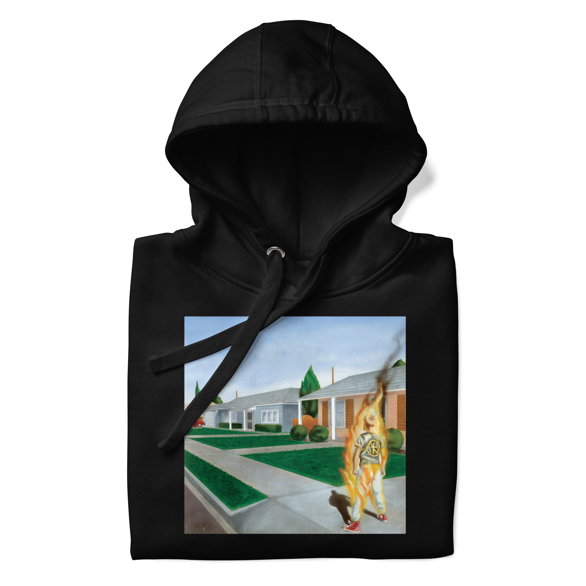 Stakes Bad Religion Suffer Album Cover Hoodie Black