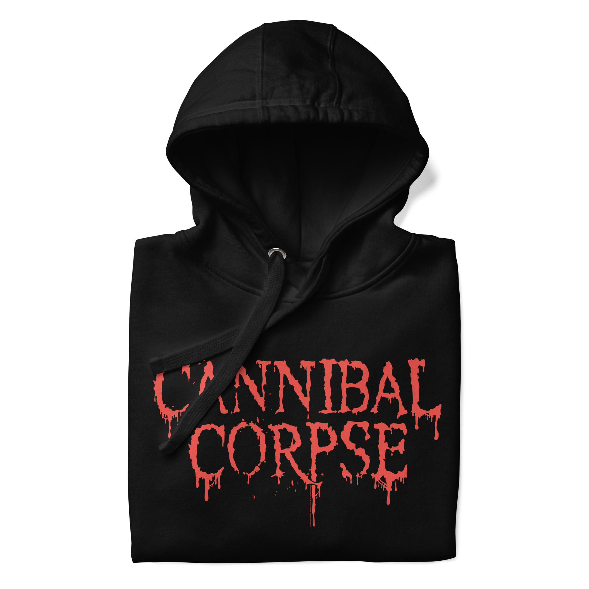 Stakes Cannibal Corpse Blood Drip Logo Hoodie Black
