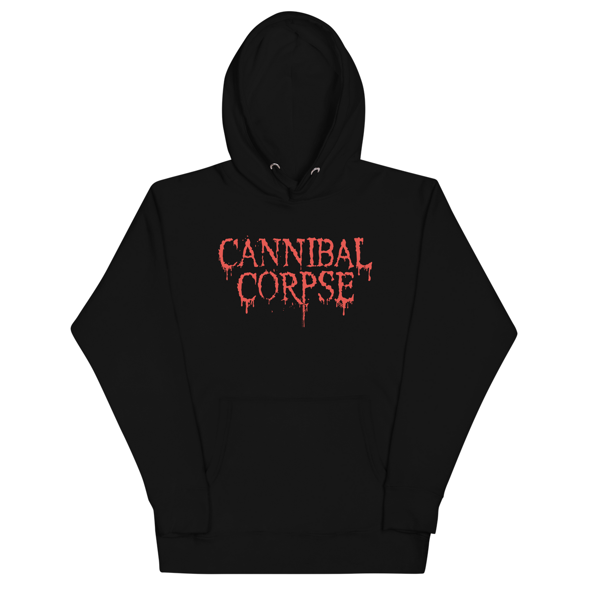 Stakes Cannibal Corpse Blood Drip Logo Hoodie Black