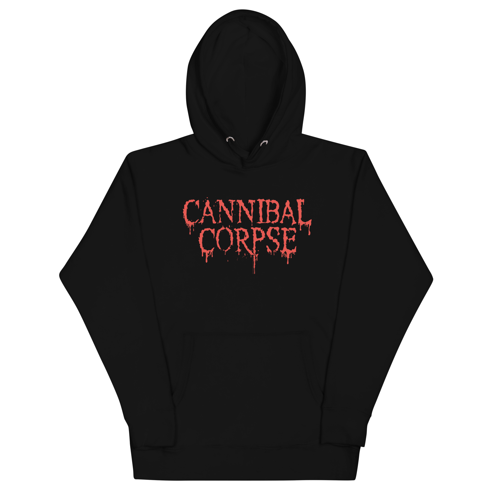 Stakes Cannibal Corpse Blood Drip Logo Hoodie Black