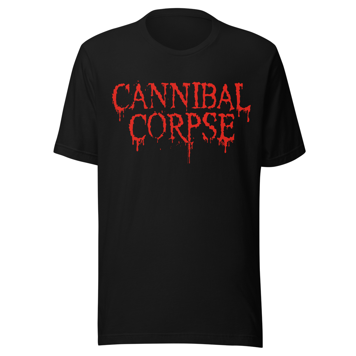 Stakes Cannibal Corpse Blood Drip Logo T-Shirt Black