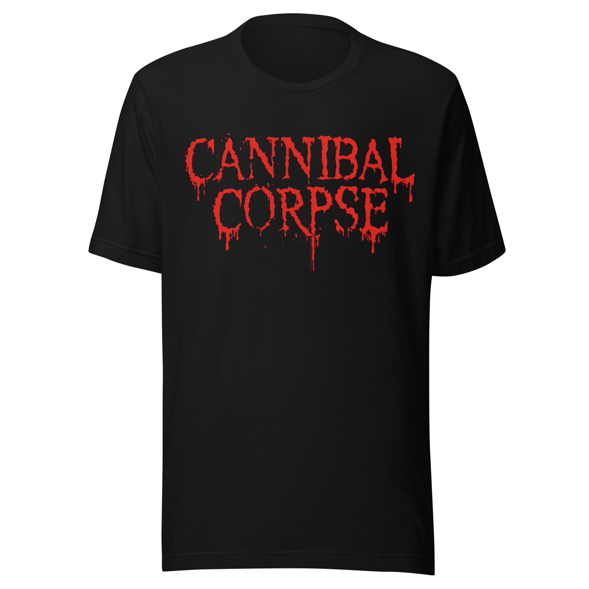 Stakes Cannibal Corpse Blood Drip Logo T-Shirt Black