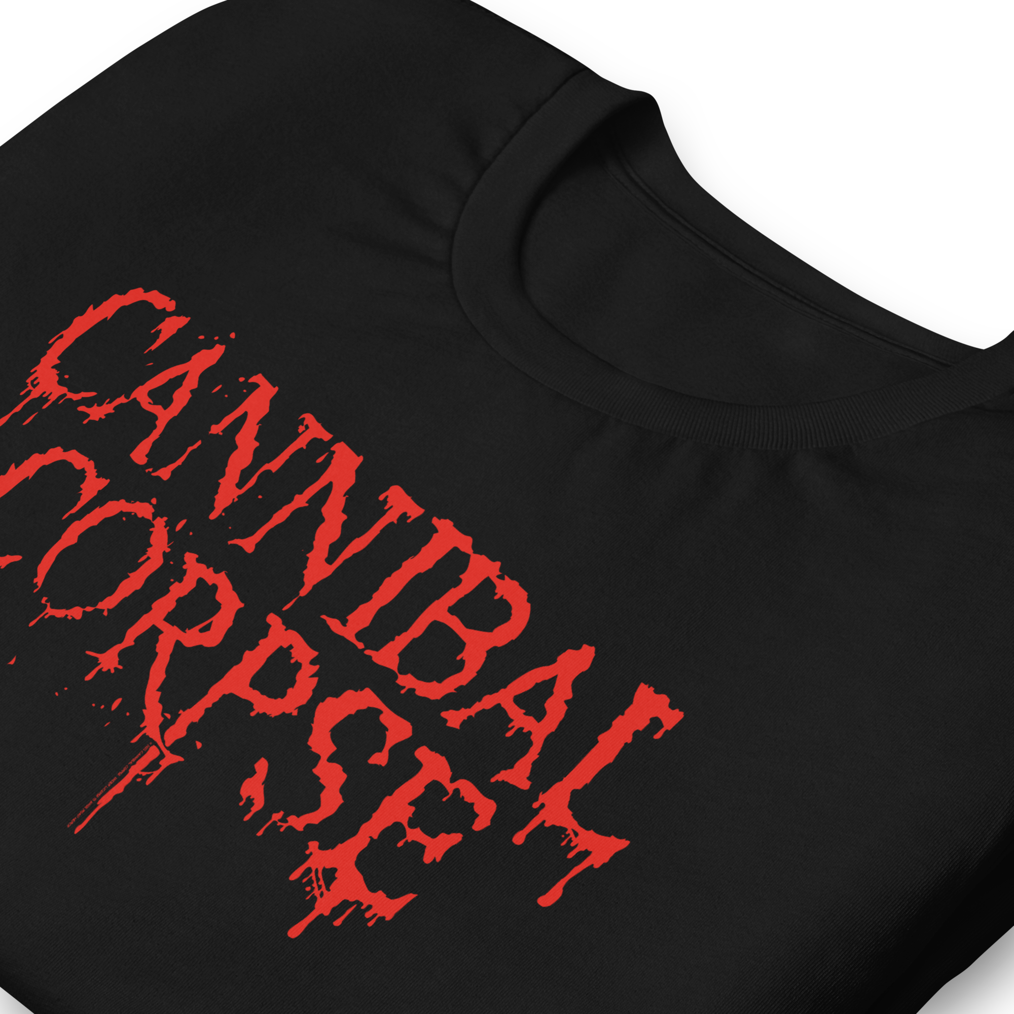 Stakes Cannibal Corpse Blood Drip Logo T-Shirt Black