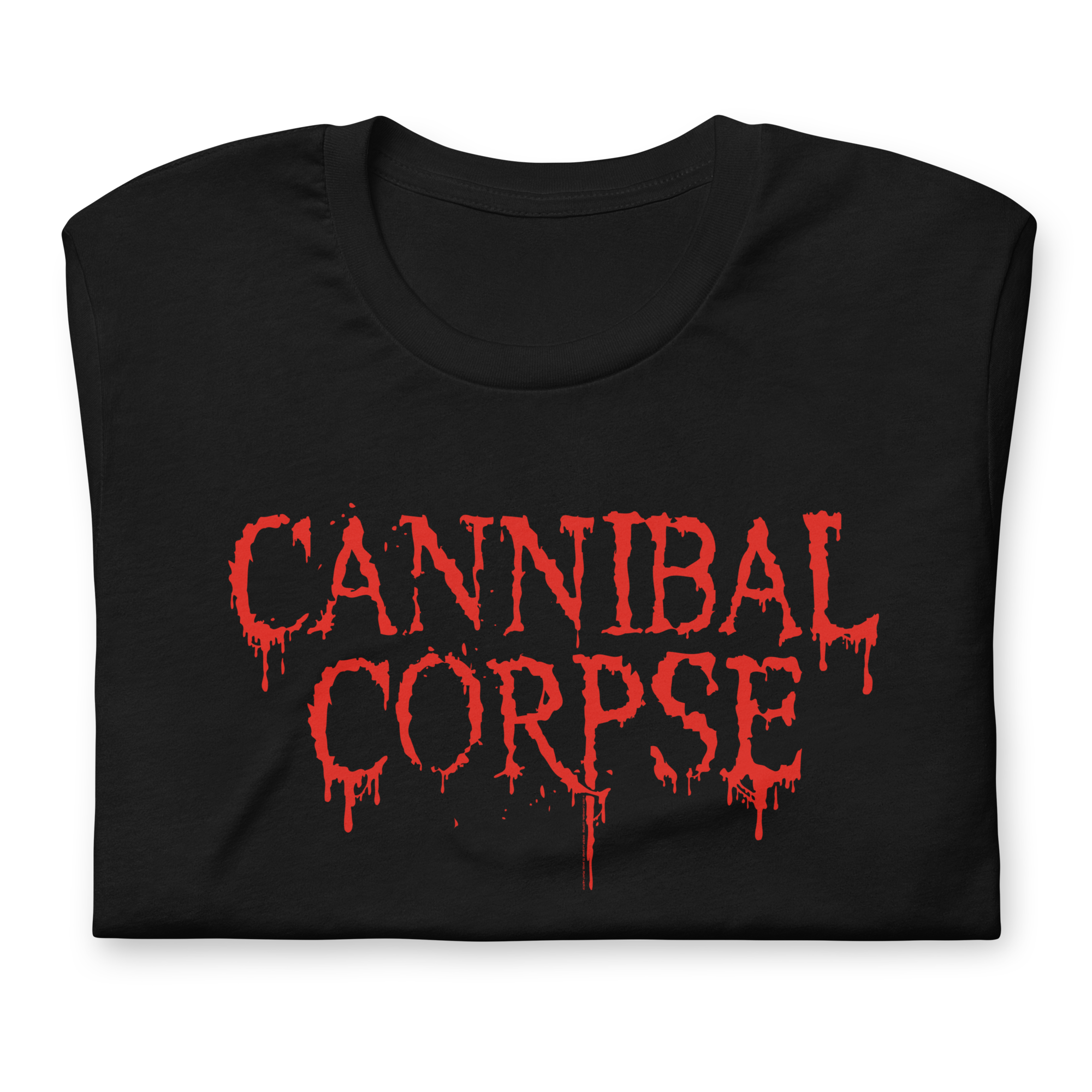 Stakes Cannibal Corpse Blood Drip Logo T-Shirt Black