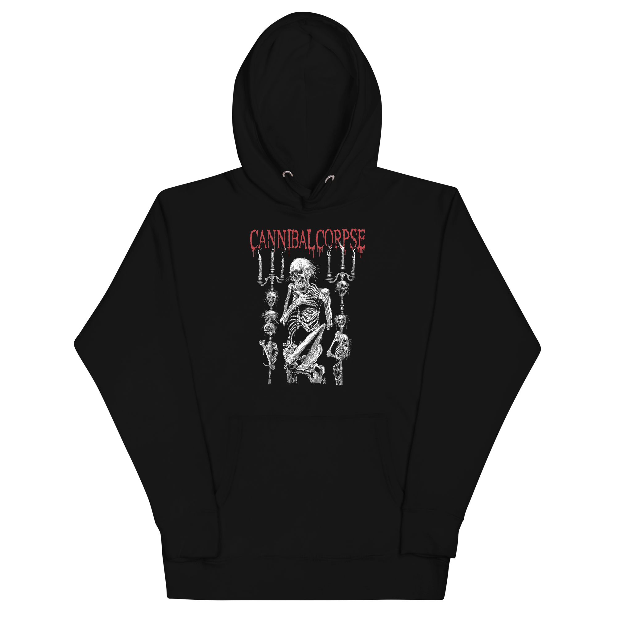 Stakes Cannibal Corpse Candlelabra Hoodie Black
