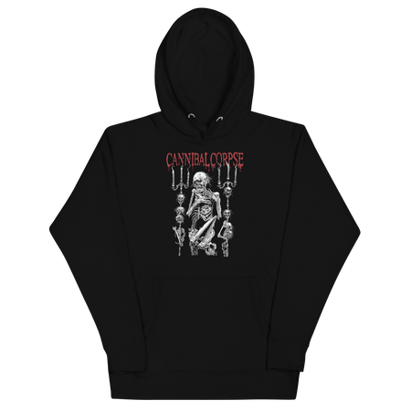 Stakes Cannibal Corpse Candlelabra Hoodie Black