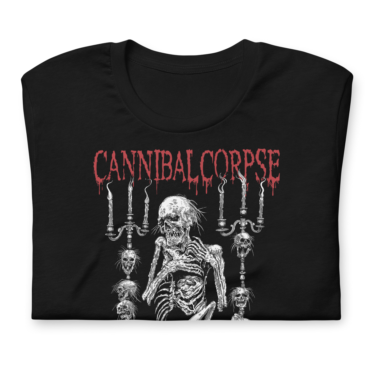 Stakes Cannibal Corpse Candlelabra T-Shirt Black