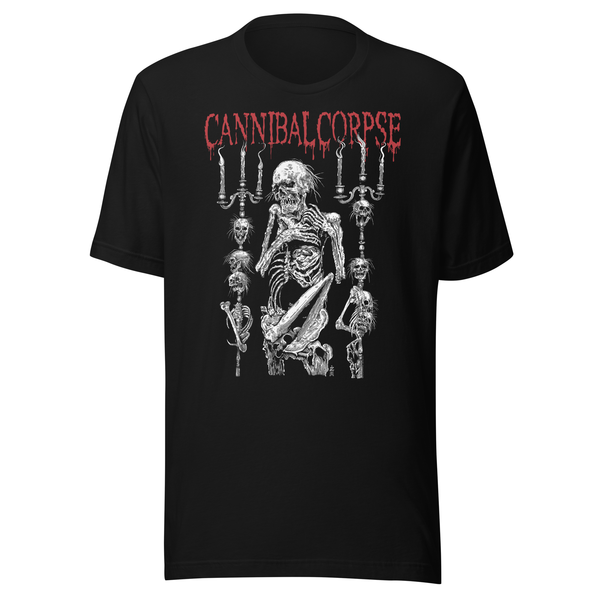 Stakes Cannibal Corpse Candlelabra T-Shirt Black