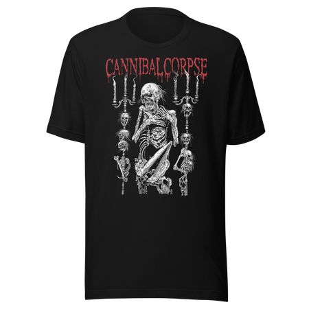 Stakes Cannibal Corpse Candlelabra T-Shirt Black