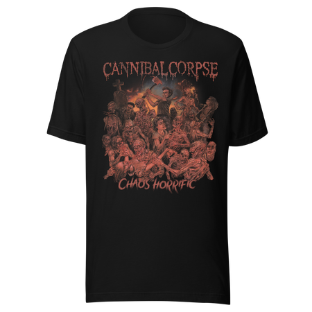 Stakes Cannibal Corpse Chaos Horrific T-Shirt Black