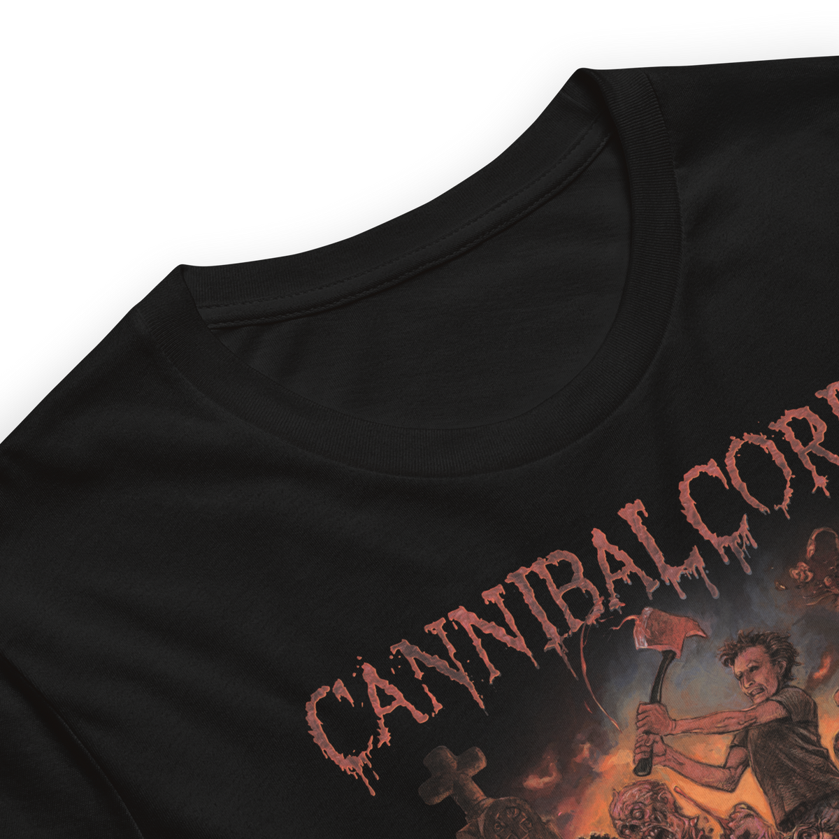 Stakes Cannibal Corpse Chaos Horrific T-Shirt Black