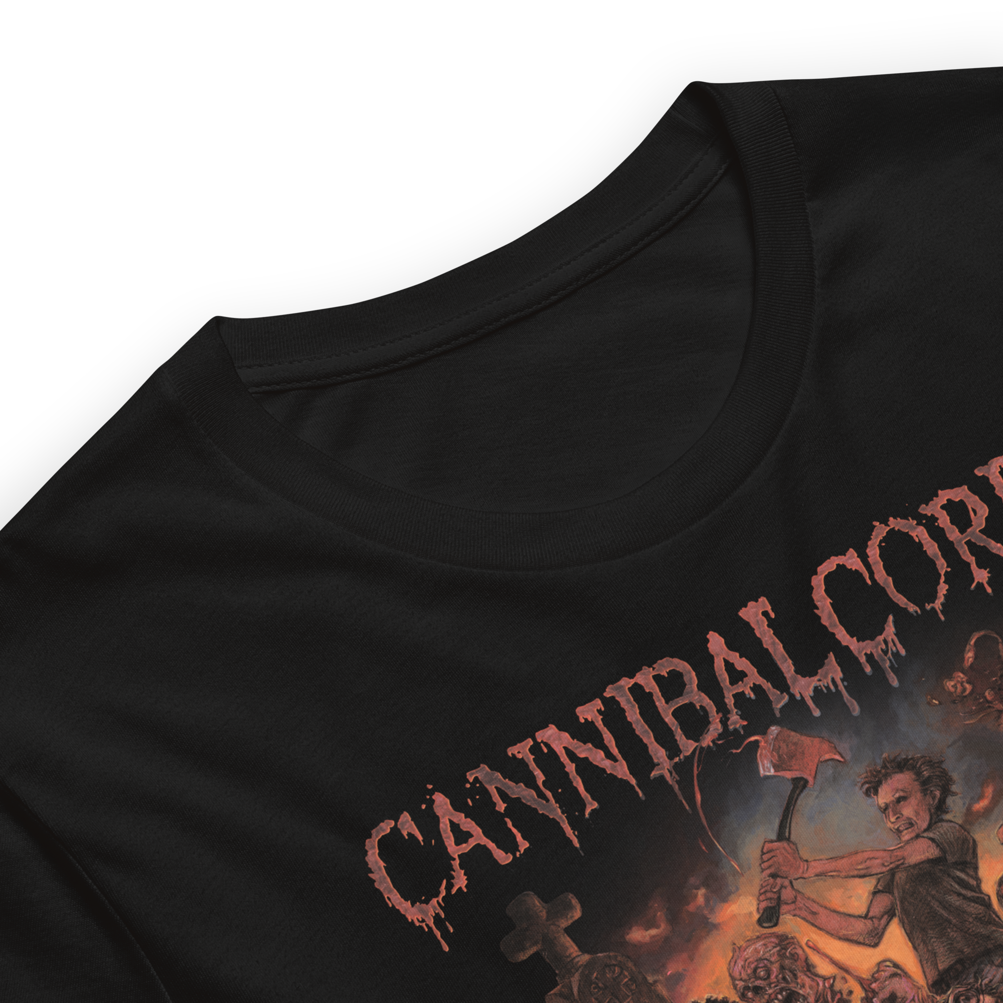 Stakes Cannibal Corpse Chaos Horrific T-Shirt Black