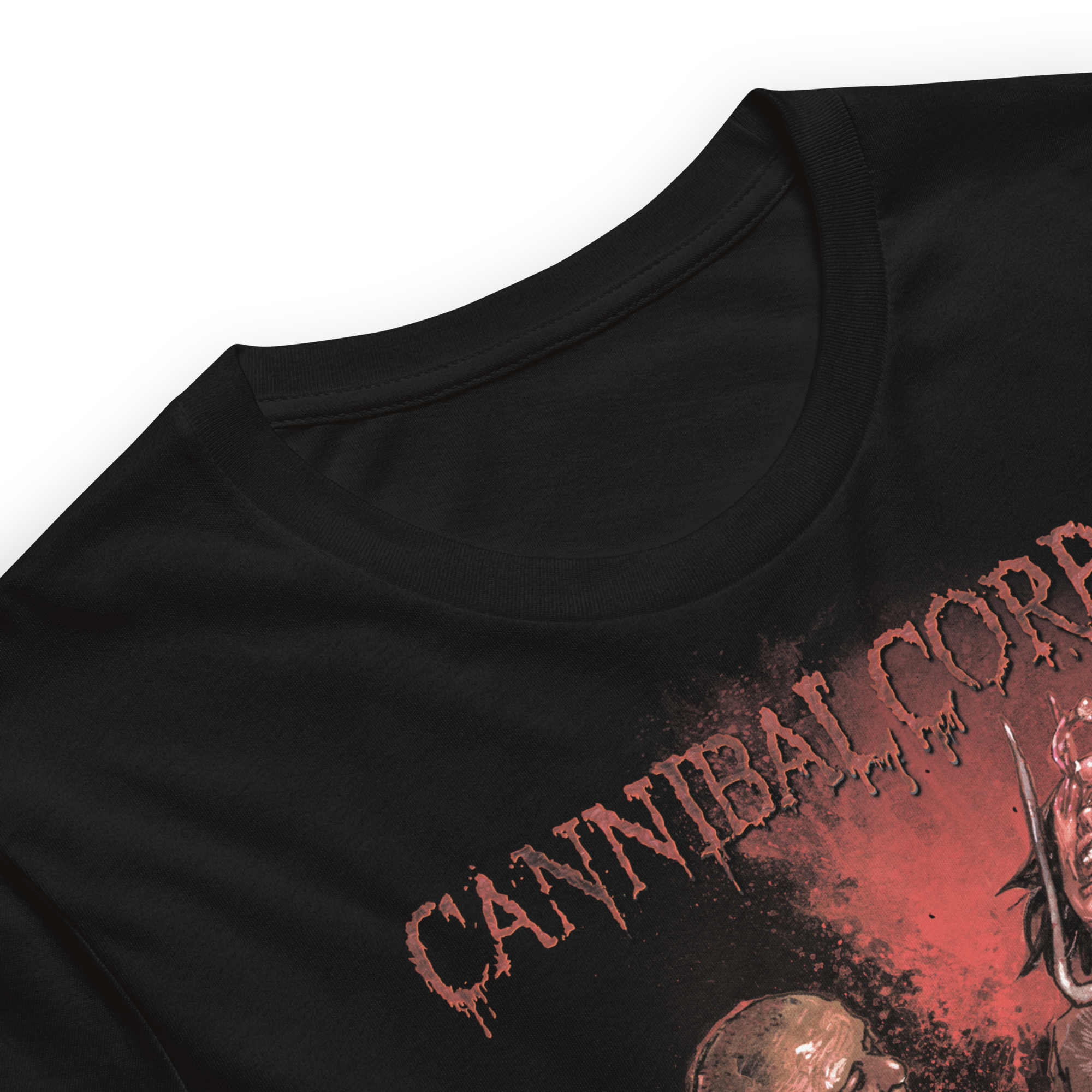 Stakes Cannibal Corpse Pitchfork T-Shirt Black