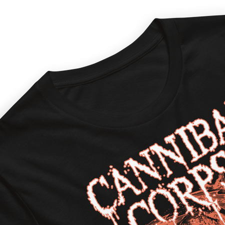 Stakes Cannibal Corpse White Drip Logo T-Shirt Black