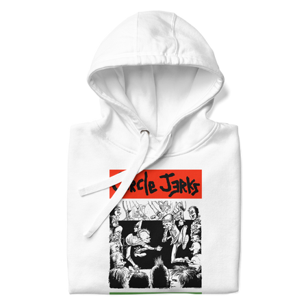 Stakes Circle Jerks 1985 American Tour Vintage Hoodie White