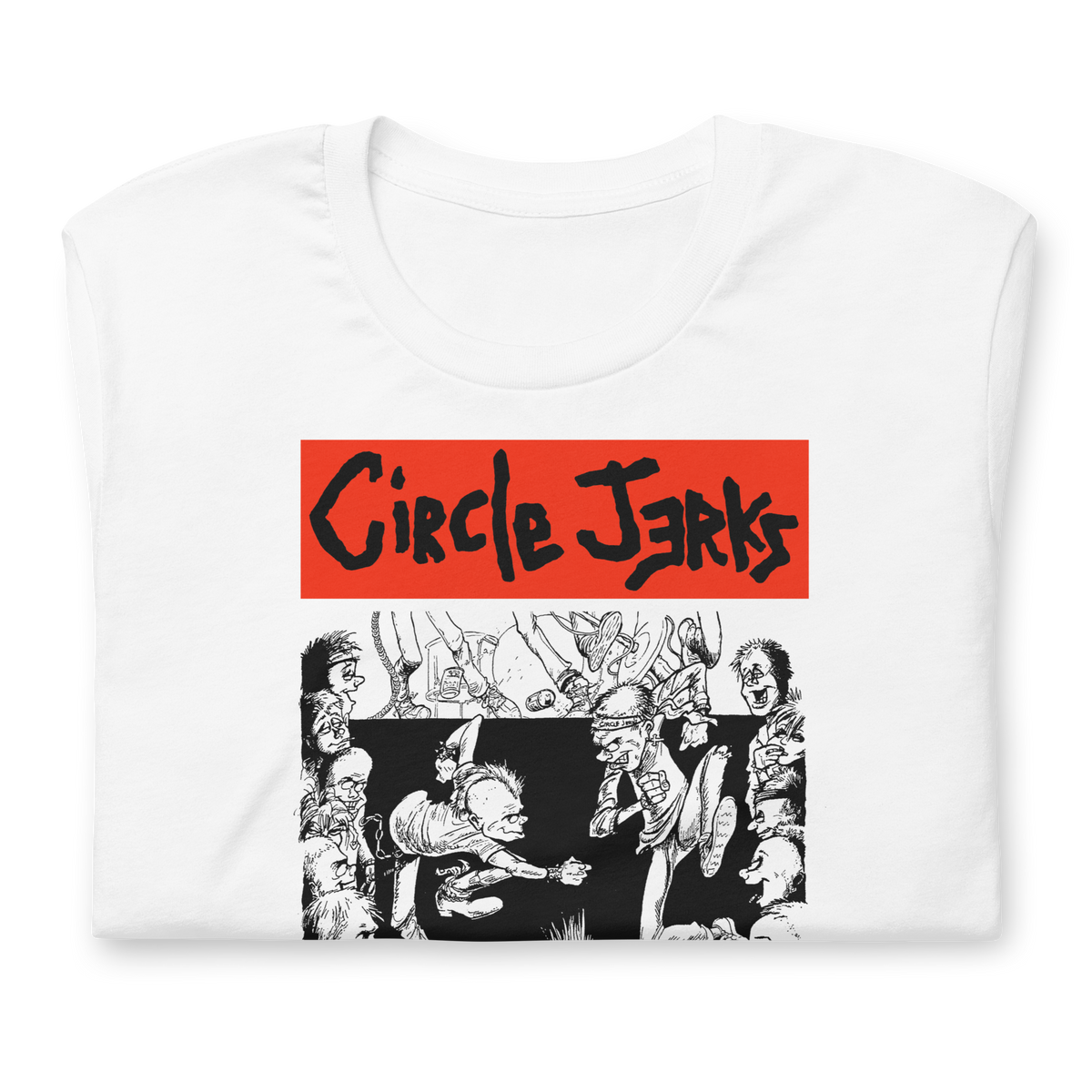 Stakes Circle Jerks 1985 American Tour Vintage T-Shirt White