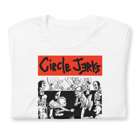 Stakes Circle Jerks 1985 American Tour Vintage T-Shirt White
