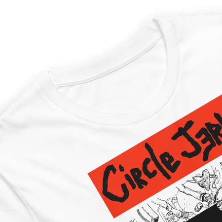 Stakes Circle Jerks 1985 American Tour Vintage T-Shirt White
