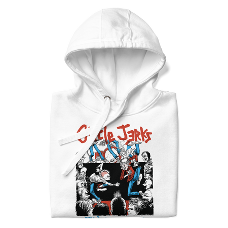 Stakes Circle Jerks 1986 Wonderful Tour Vintage Hoodie White