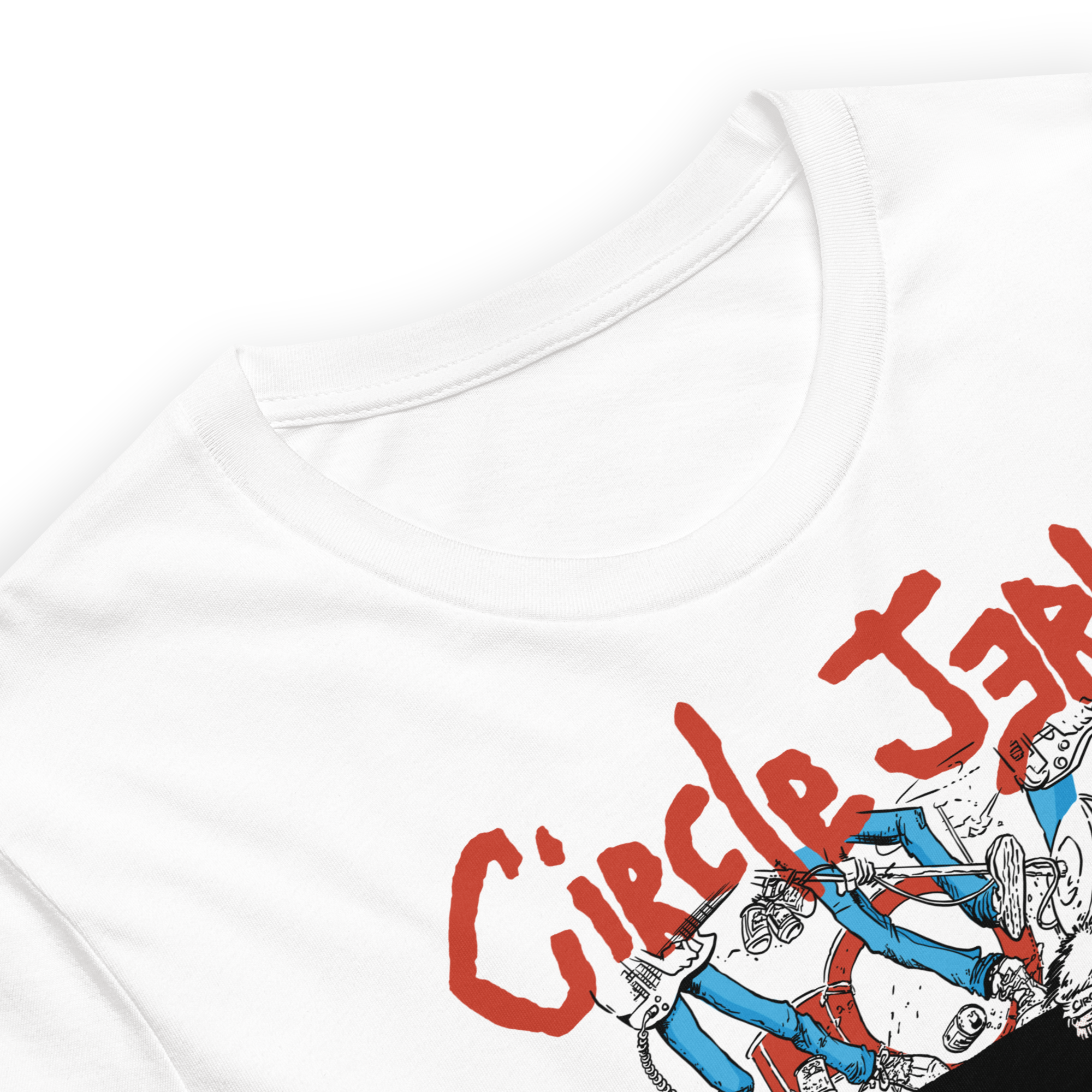 Stakes Circle Jerks 1986 Wonderful Tour Vintage T-Shirt White
