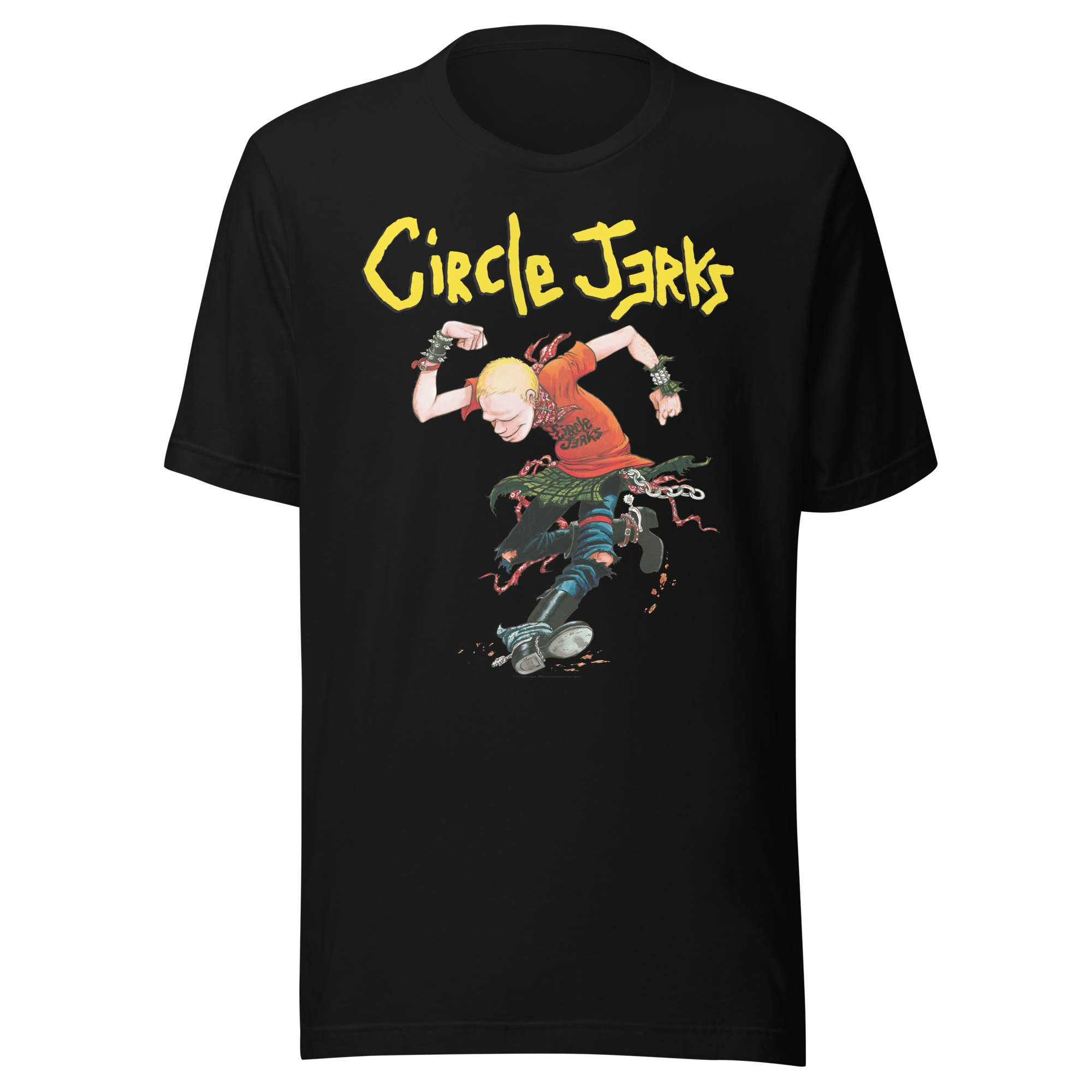 Stakes Circle Jerks Crush It T-Shirt Black