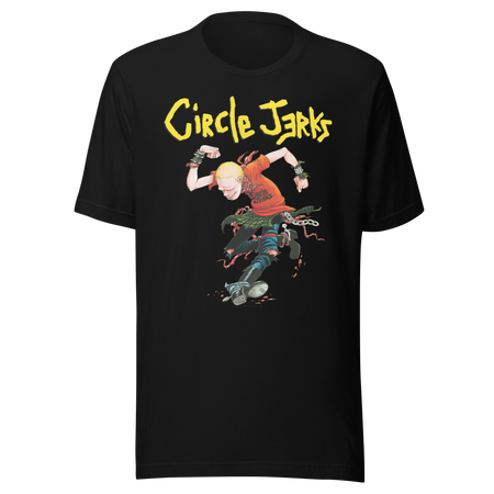 Stakes Circle Jerks Crush It T-Shirt Black