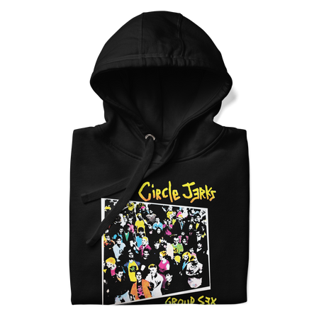 Stakes Circle Jerks Group Sex Hoodie Black