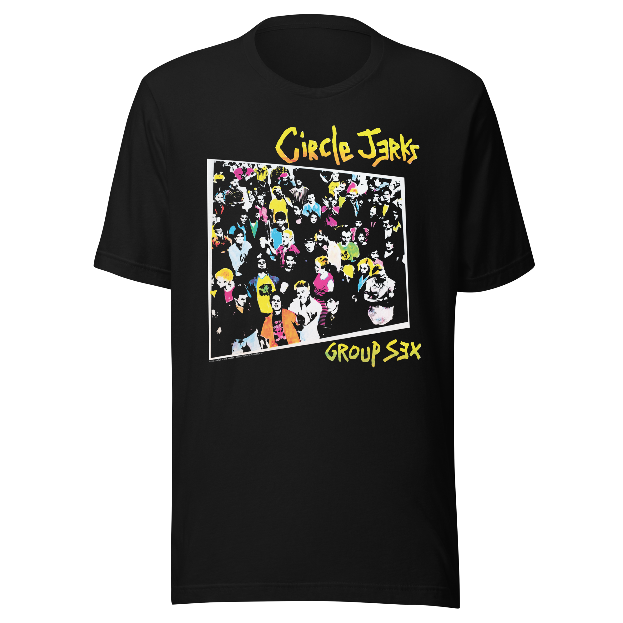 Stakes Circle Jerks Group Sex T-Shirt Black
