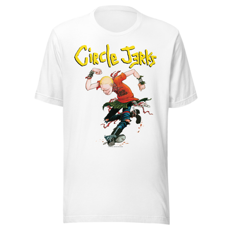 Stakes Circle Jerks Kick It T-Shirt White