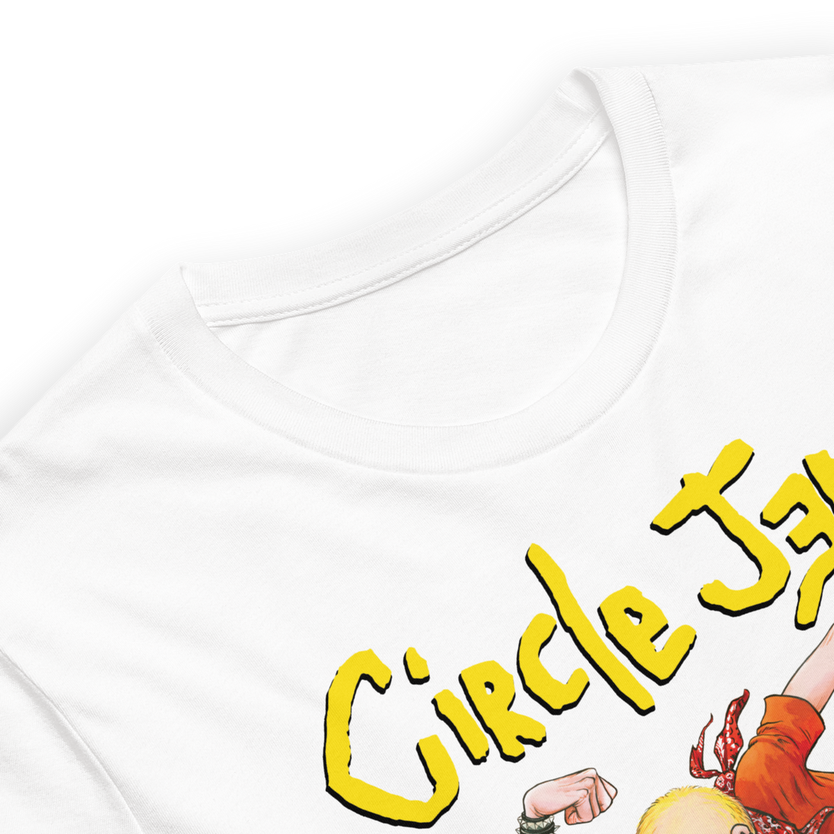 Stakes Circle Jerks Kick It T-Shirt White