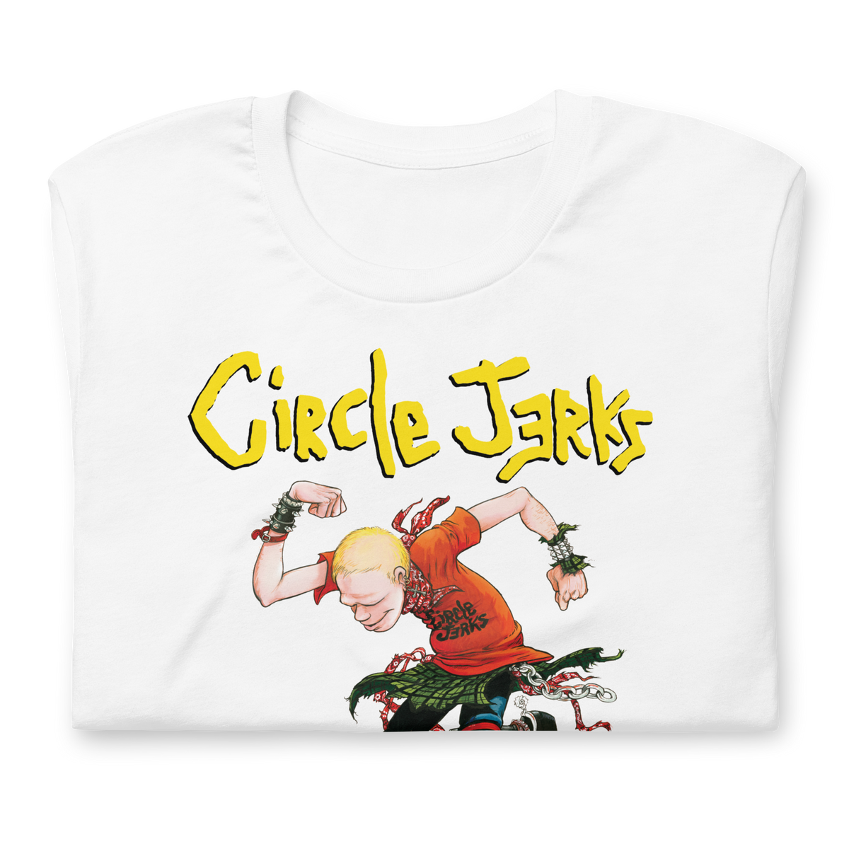 Stakes Circle Jerks Kick It T-Shirt White