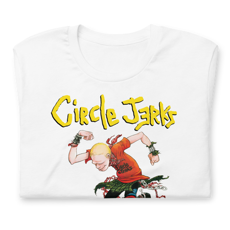 Stakes Circle Jerks Kick It T-Shirt White
