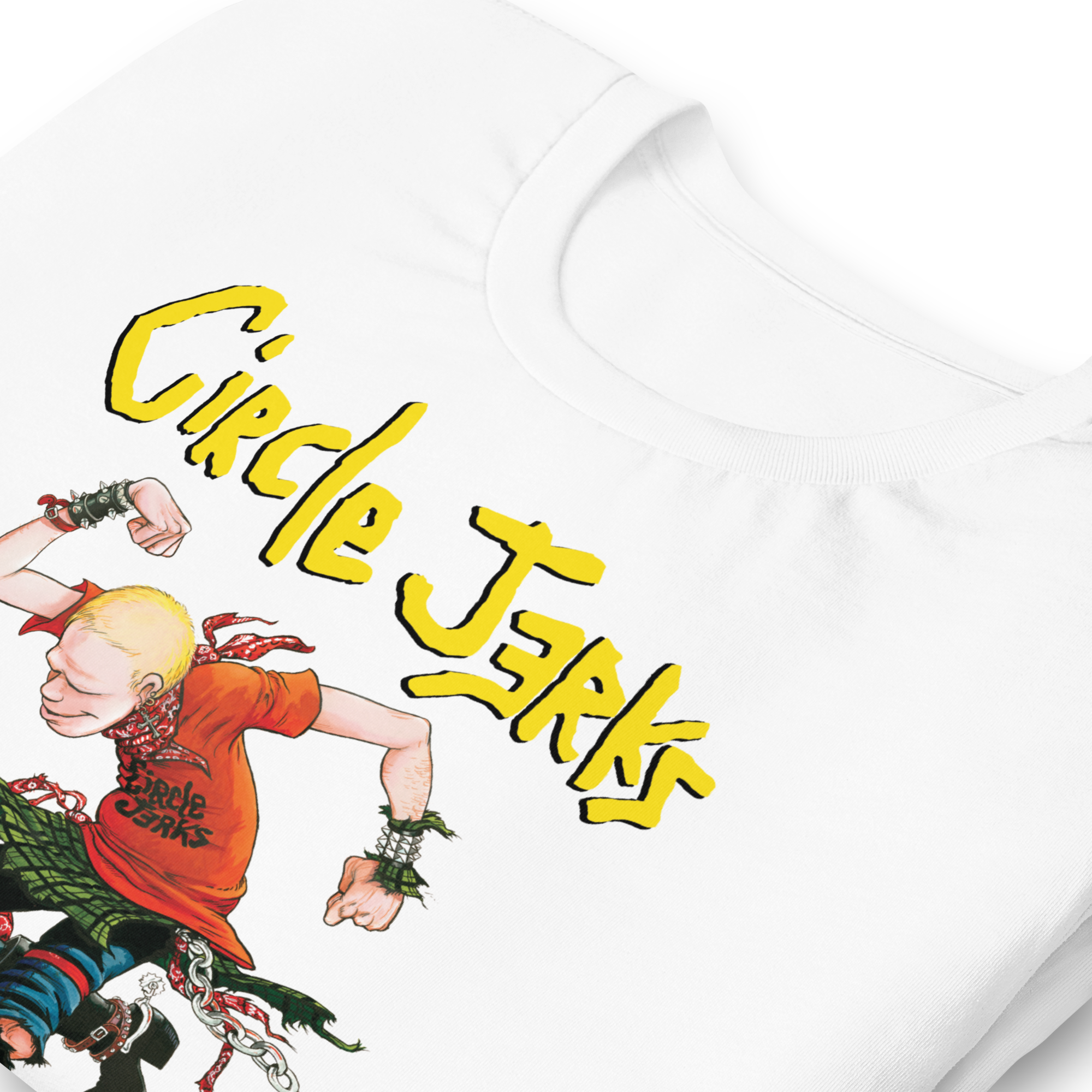 Stakes Circle Jerks Kick It T-Shirt White