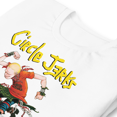 Stakes Circle Jerks Kick It T-Shirt White