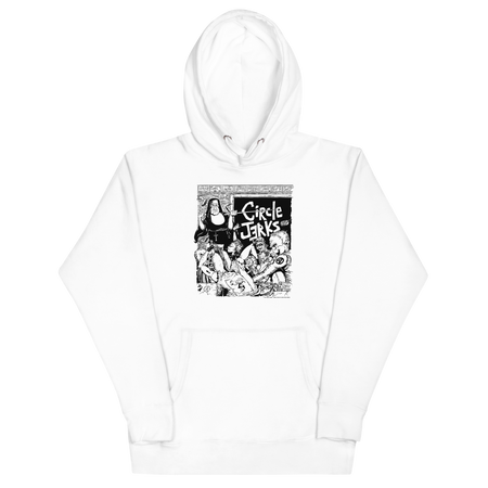 Stakes Circle Jerks Oddities Hoodie White