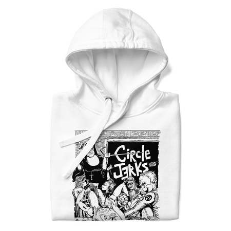 Stakes Circle Jerks Oddities Hoodie White