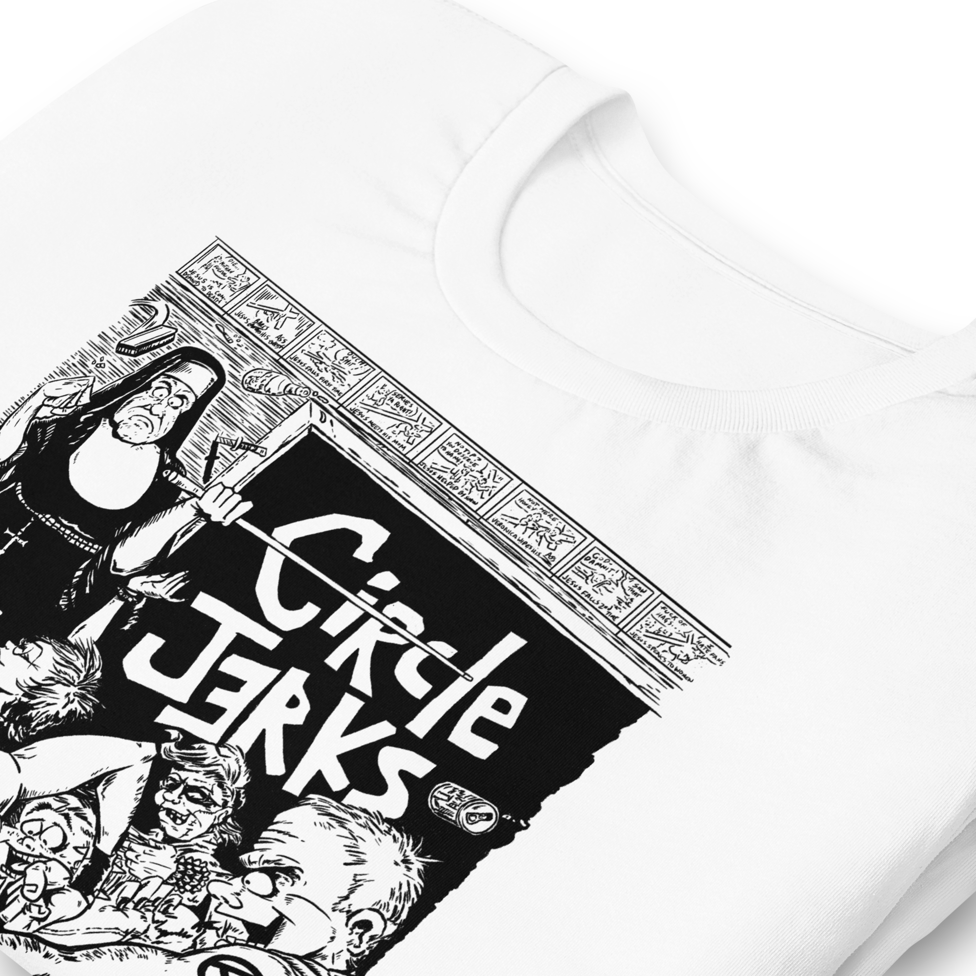 Stakes Circle Jerks Oddities T-Shirt White