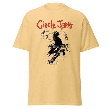 Stakes Circle Jerks Stomp T-Shirt Yellow