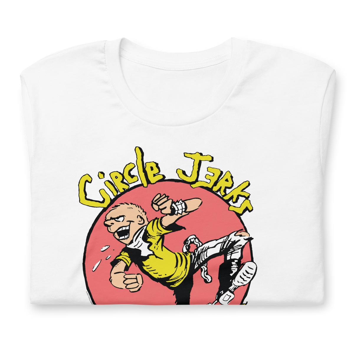 Stakes Circle Jerks Vintage 85-86 Tour T-Shirt White