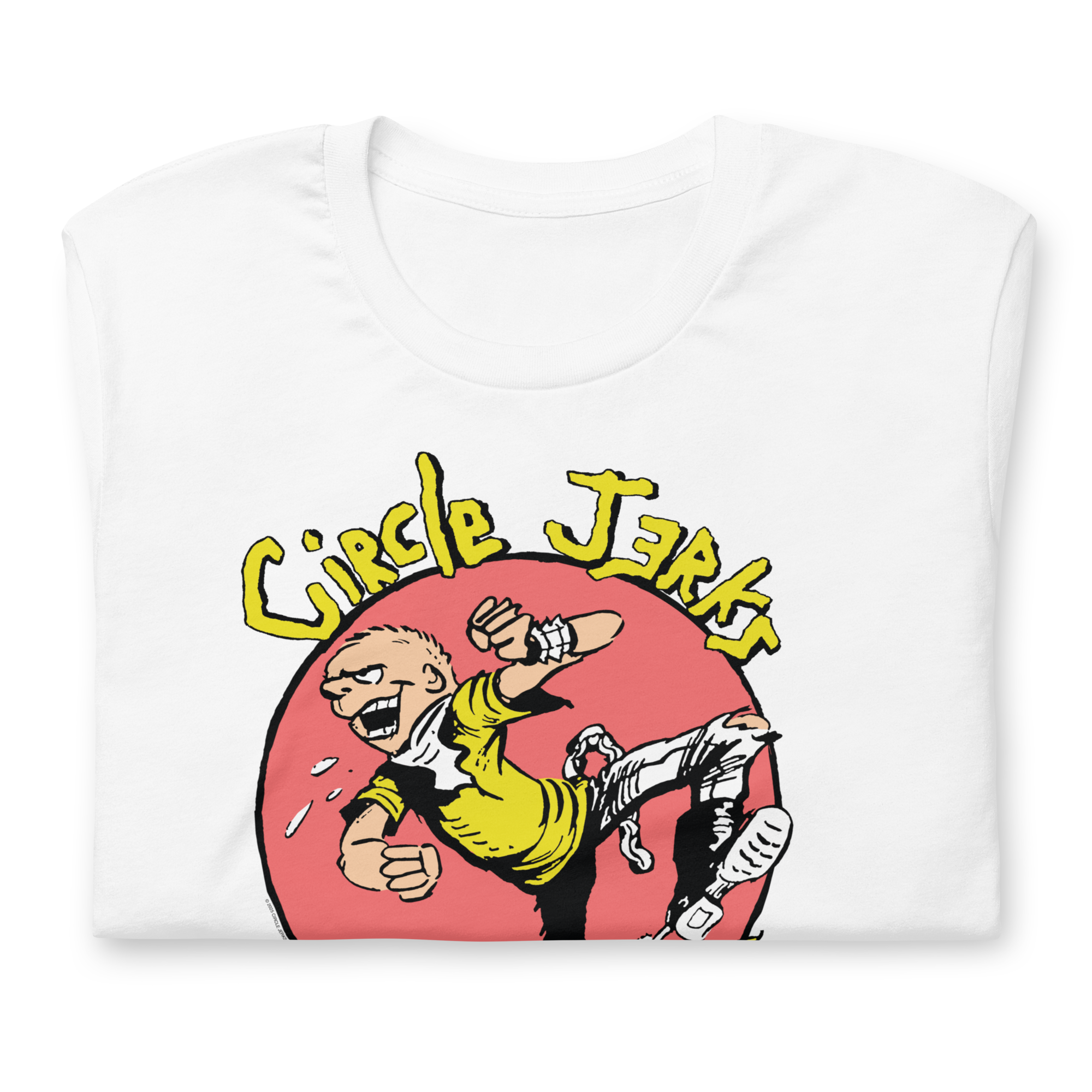 Stakes Circle Jerks Vintage 85-86 Tour T-Shirt White