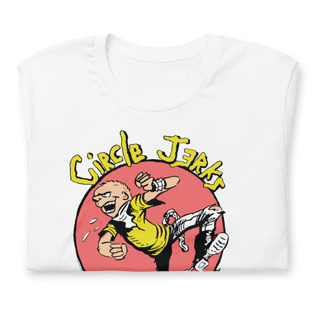 Stakes Circle Jerks Vintage 85-86 Tour T-Shirt White