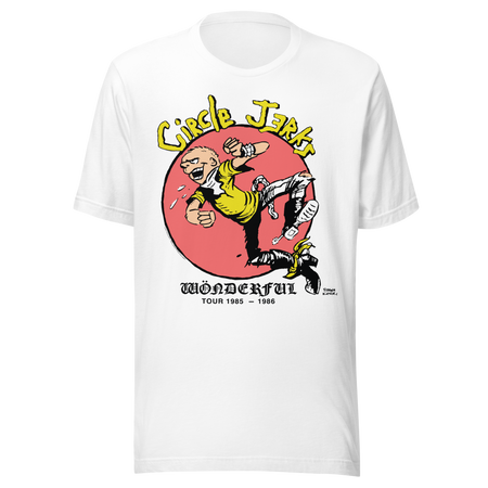 Stakes Circle Jerks Vintage 85-86 Tour T-Shirt White
