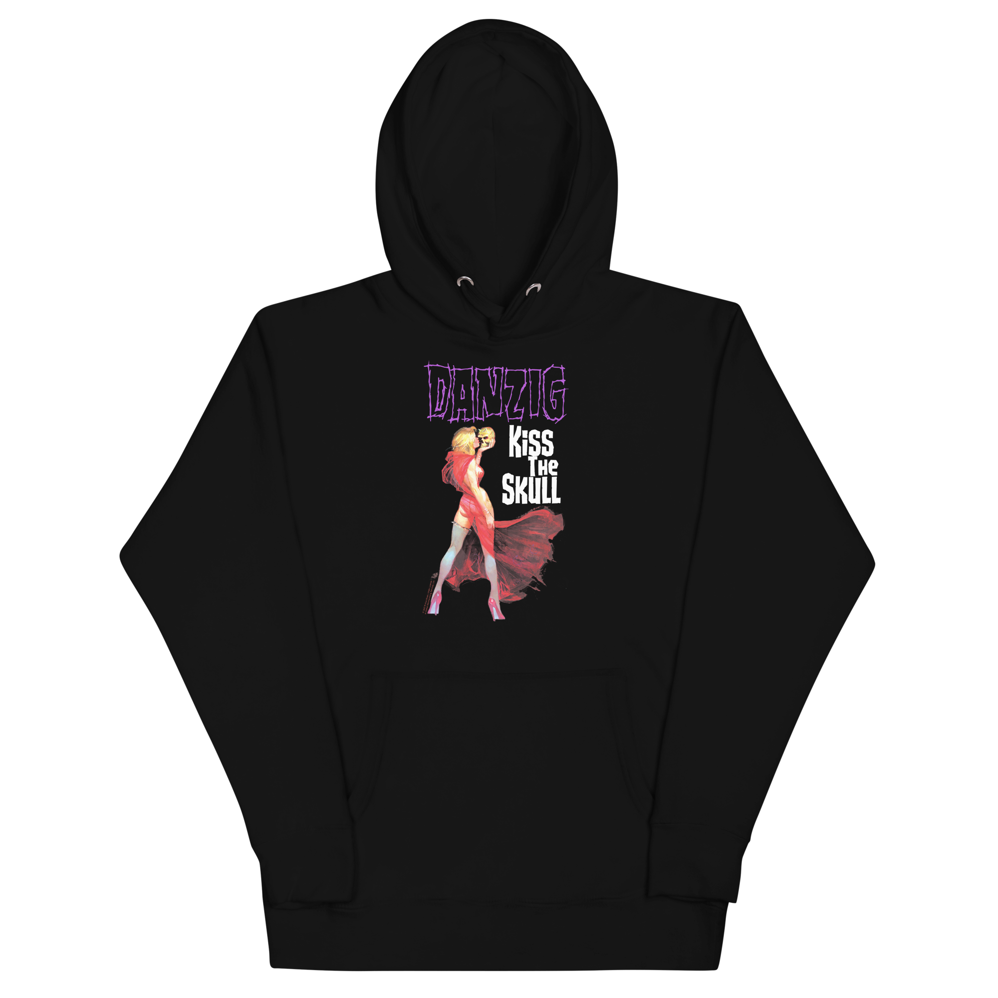 Stakes Danzig Kiss the Skull Classic Hoodie Black
