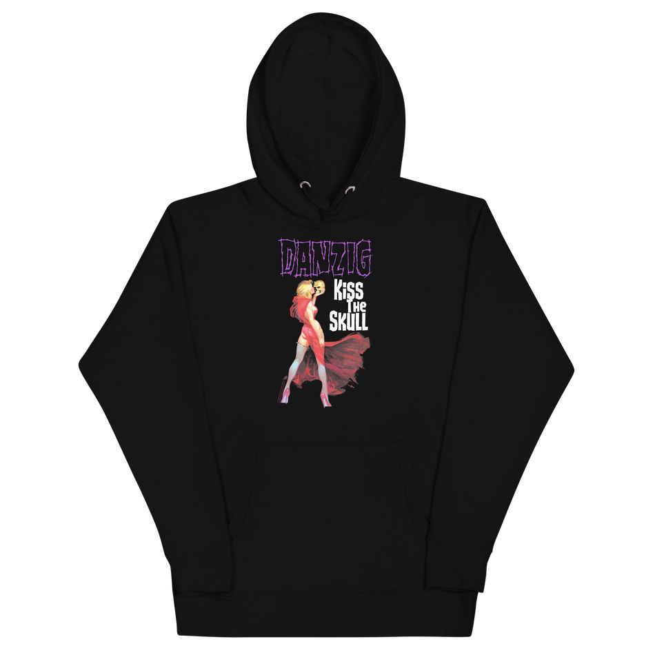 Stakes Danzig Kiss the Skull Classic Hoodie Black