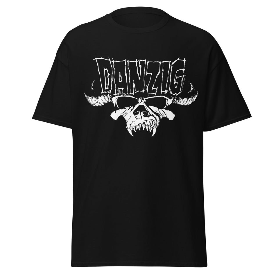 Stakes Danzig - Logo Skull Jumbo Print T-Shirt Black