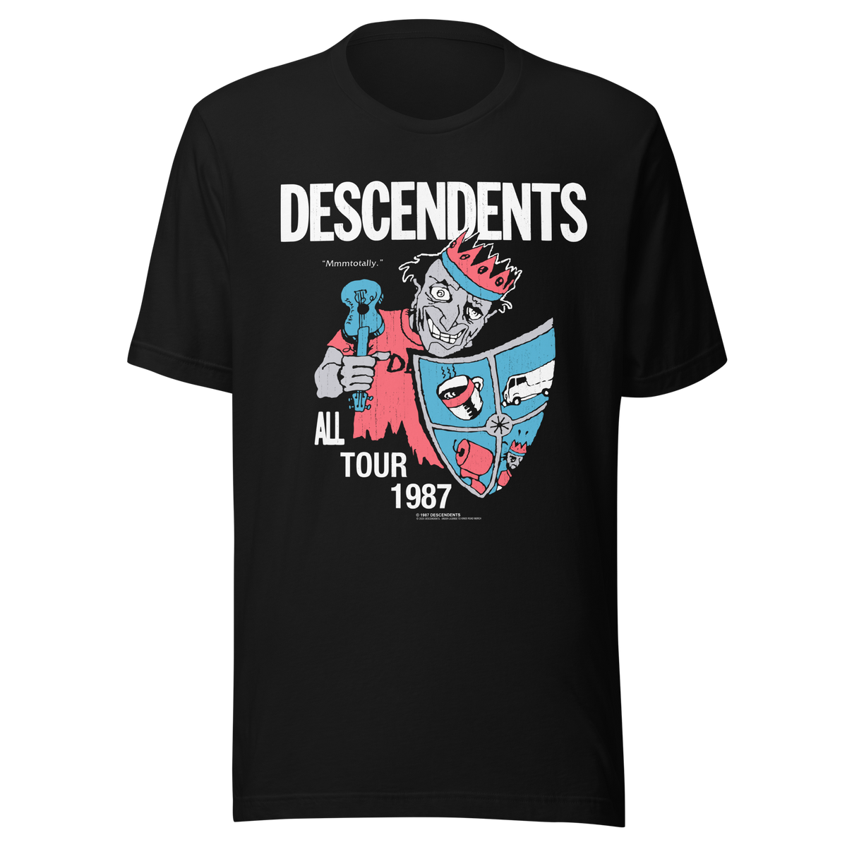 Stakes Descendents 1987 Tour Vintage T-Shirt Black