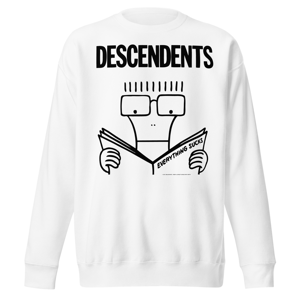 Stakes Descendents Everything Sucks Sweatshirt White